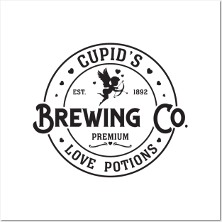 Cupid's Brewing Valentine's Day Posters and Art